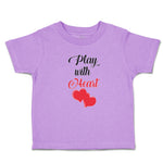 Toddler Clothes Play with Heart Toddler Shirt Baby Clothes Cotton