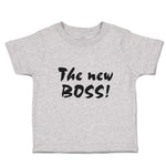 Toddler Clothes The New Boss! Toddler Shirt Baby Clothes Cotton