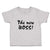 Toddler Clothes The New Boss! Toddler Shirt Baby Clothes Cotton