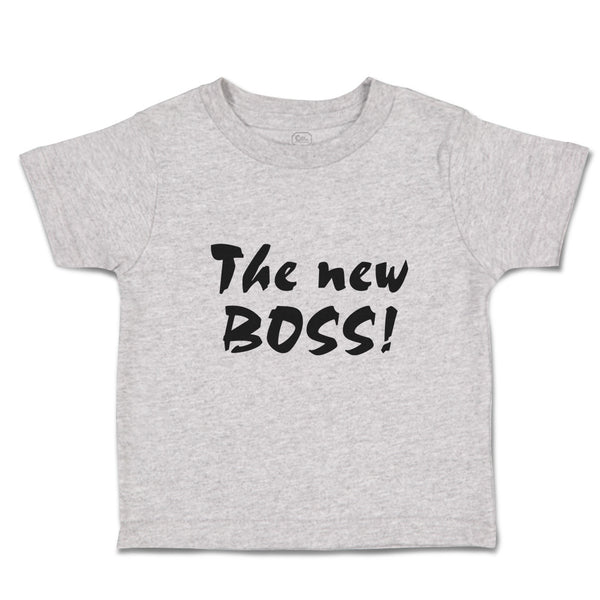 Toddler Clothes The New Boss! Toddler Shirt Baby Clothes Cotton