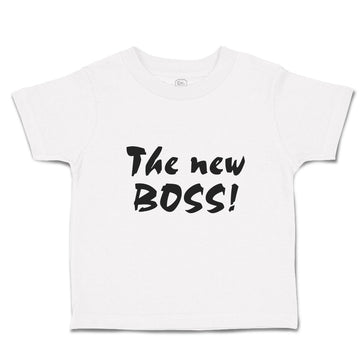 Toddler Clothes The New Boss! Toddler Shirt Baby Clothes Cotton