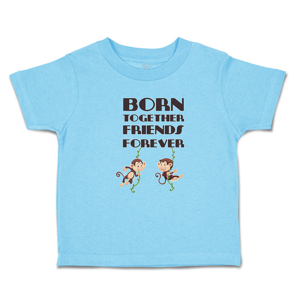 Toddler Clothes Born Together Friends Forever Toddler Shirt Baby Clothes Cotton