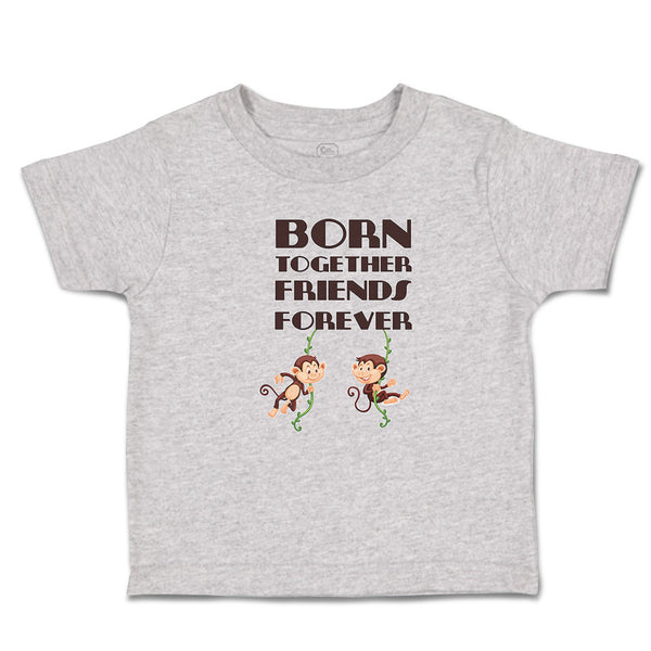Toddler Clothes Born Together Friends Forever Toddler Shirt Baby Clothes Cotton