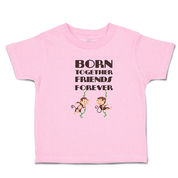 Toddler Clothes Born Together Friends Forever Toddler Shirt Baby Clothes Cotton