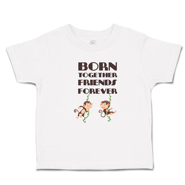 Toddler Clothes Born Together Friends Forever Toddler Shirt Baby Clothes Cotton