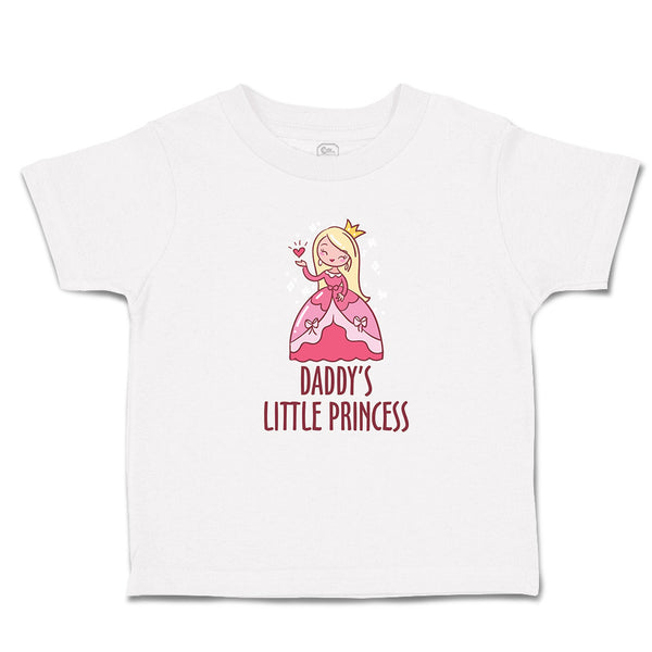 Toddler Girl Clothes Daddy's Little Princess Toddler Shirt Baby Clothes Cotton