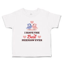 Toddler Clothes I Have The Best Meemaw Ever Toddler Shirt Baby Clothes Cotton
