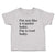 Cute Toddler Clothes I'M Not like A Regular Baby. I'M A Cool Baby. Toddler Shirt