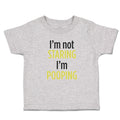 Cute Toddler Clothes I'M Not Staring I'M Pooping Toddler Shirt Cotton