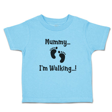 Cute Toddler Clothes Mummy I'M Walking Toddler Shirt Baby Clothes Cotton