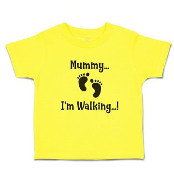 Cute Toddler Clothes Mummy I'M Walking Toddler Shirt Baby Clothes Cotton