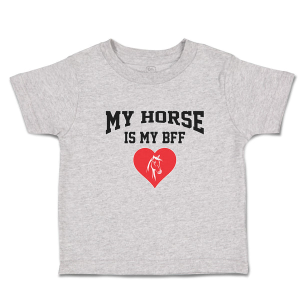 Cute Toddler Clothes My Horse Is My Bff Toddler Shirt Baby Clothes Cotton