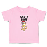 Toddler Girl Clothes Santa Paws Toddler Shirt Baby Clothes Cotton