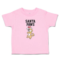 Toddler Girl Clothes Santa Paws Toddler Shirt Baby Clothes Cotton