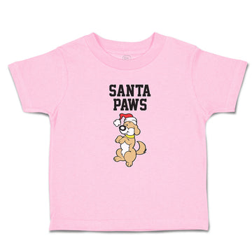 Toddler Girl Clothes Santa Paws Toddler Shirt Baby Clothes Cotton