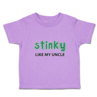 Toddler Clothes Stinky like My Uncle Toddler Shirt Baby Clothes Cotton