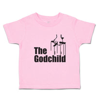 Toddler Clothes The Godchild with Cross on Hand Holding Toddler Shirt Cotton