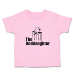 Toddler Girl Clothes The Godgaughter with Cross on Hand Holding Toddler Shirt