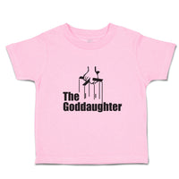 Toddler Girl Clothes The Godgaughter with Cross on Hand Holding Toddler Shirt