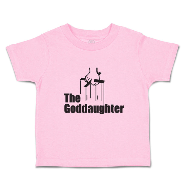 Toddler Girl Clothes The Godgaughter with Cross on Hand Holding Toddler Shirt