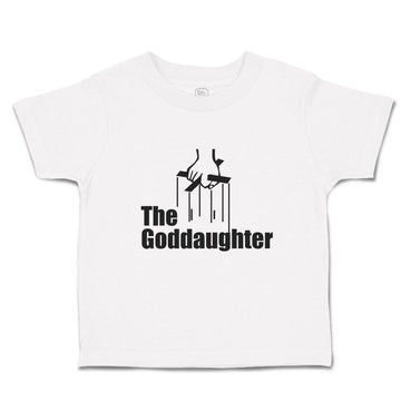 Toddler Girl Clothes The Godgaughter with Cross on Hand Holding Toddler Shirt