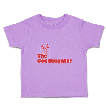 Toddler Girl Clothes The Godgaughter with Red Cross on Hand Holding Cotton
