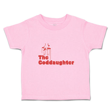 Toddler Girl Clothes The Godgaughter with Red Cross on Hand Holding Cotton