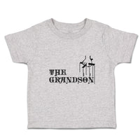 Cute Toddler Clothes The Grandson with Cross on Hand Holding Toddler Shirt