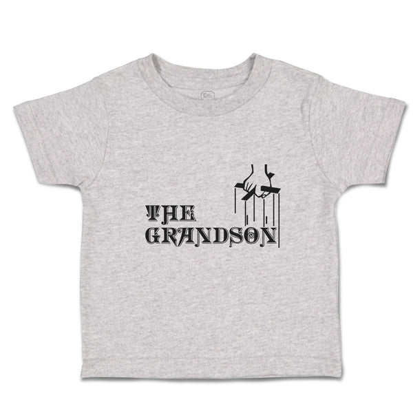 Cute Toddler Clothes The Grandson with Cross on Hand Holding Toddler Shirt