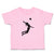 Toddler Girl Clothes Silhouette Girl Playing Throw Ball Toddler Shirt Cotton