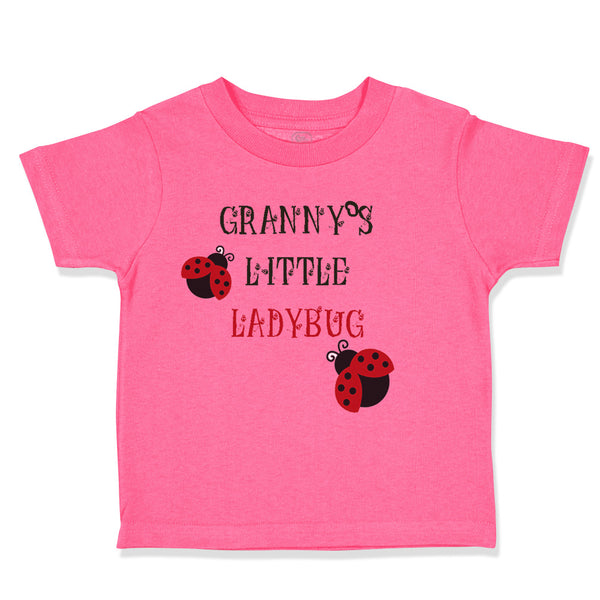 Toddler Girl Clothes Granny's Little Ladybug Grandmother Grandma Toddler Shirt