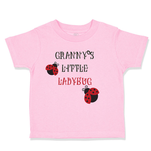 Toddler Girl Clothes Granny's Little Ladybug Grandmother Grandma Toddler Shirt
