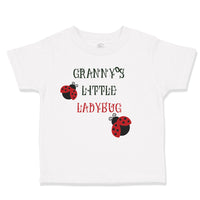 Toddler Girl Clothes Granny's Little Ladybug Grandmother Grandma Toddler Shirt