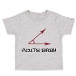 Acute Math Geek Nerd Baby Funny Humor Style B