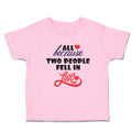 Toddler Girl Clothes All Because 2 People Fell in Love Toddler Shirt Cotton