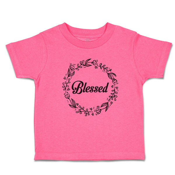 Toddler Girl Clothes Blessed Toddler Shirt Baby Clothes Cotton