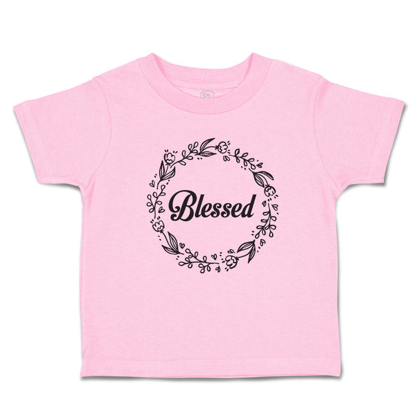 Toddler Girl Clothes Blessed Toddler Shirt Baby Clothes Cotton