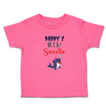 Daddy's Little Sweetie with Cute Blue Dolphin on Bow