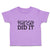 Toddler Girl Clothes Don'T Look at Me The Cat Did It Toddler Shirt Cotton