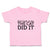 Toddler Girl Clothes Don'T Look at Me The Cat Did It Toddler Shirt Cotton