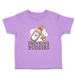Toddler Clothes Drinking Buddies with Feeding Bottle and Nipple Toddler Shirt