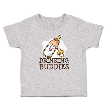 Toddler Clothes Drinking Buddies with Feeding Bottle and Nipple Toddler Shirt
