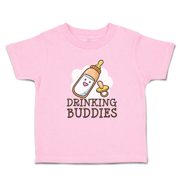 Toddler Clothes Drinking Buddies with Feeding Bottle and Nipple Toddler Shirt