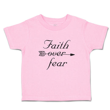 Toddler Clothes Faith over Fear Toddler Shirt Baby Clothes Cotton