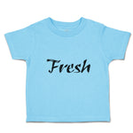 Toddler Clothes Fresh Calligraphy Word Toddler Shirt Baby Clothes Cotton