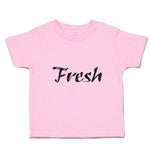 Toddler Clothes Fresh Calligraphy Word Toddler Shirt Baby Clothes Cotton