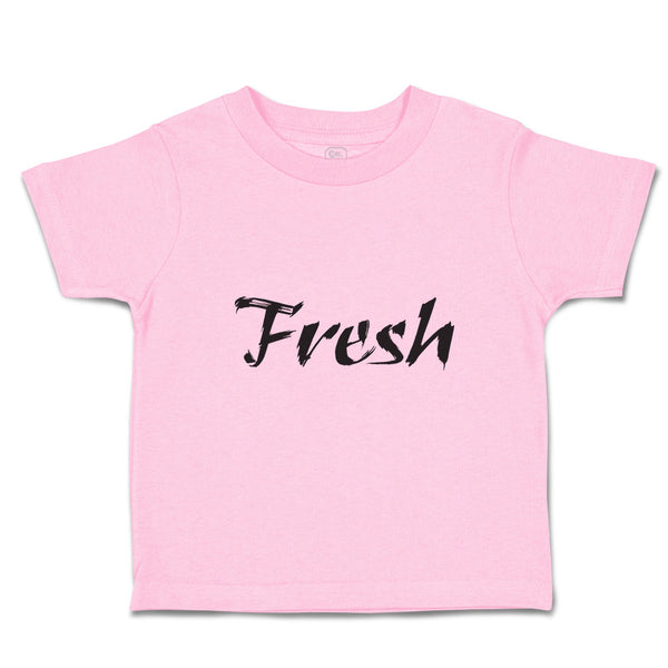 Toddler Clothes Fresh Calligraphy Word Toddler Shirt Baby Clothes Cotton