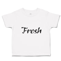 Toddler Clothes Fresh Calligraphy Word Toddler Shirt Baby Clothes Cotton