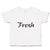 Toddler Clothes Fresh Calligraphy Word Toddler Shirt Baby Clothes Cotton