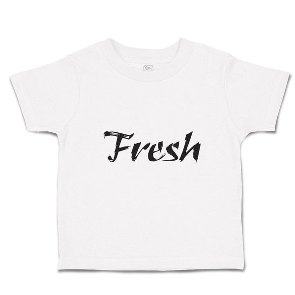 Toddler Clothes Fresh Calligraphy Word Toddler Shirt Baby Clothes Cotton